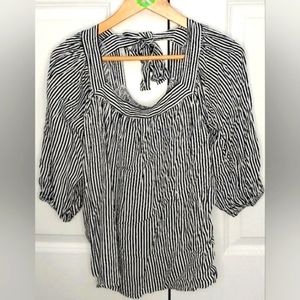 Womens Andre by Unit Navy & White Top size Large